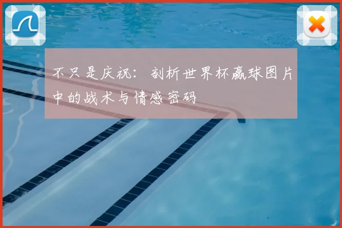 不只是庆祝：剖析世界杯赢球图片中的战术与情感密码
